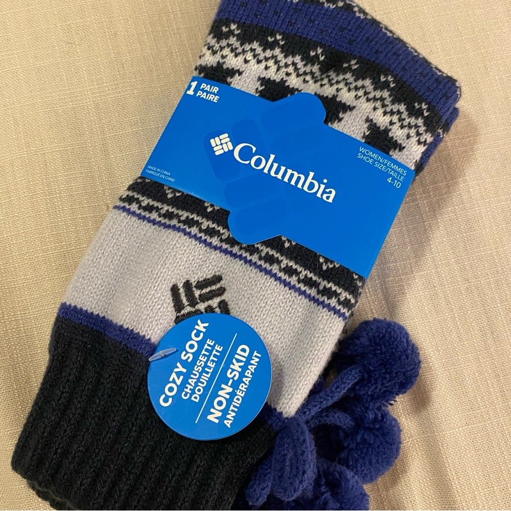 NWT Women’s Columbia Fleece-Lined Anti-Slip Socks